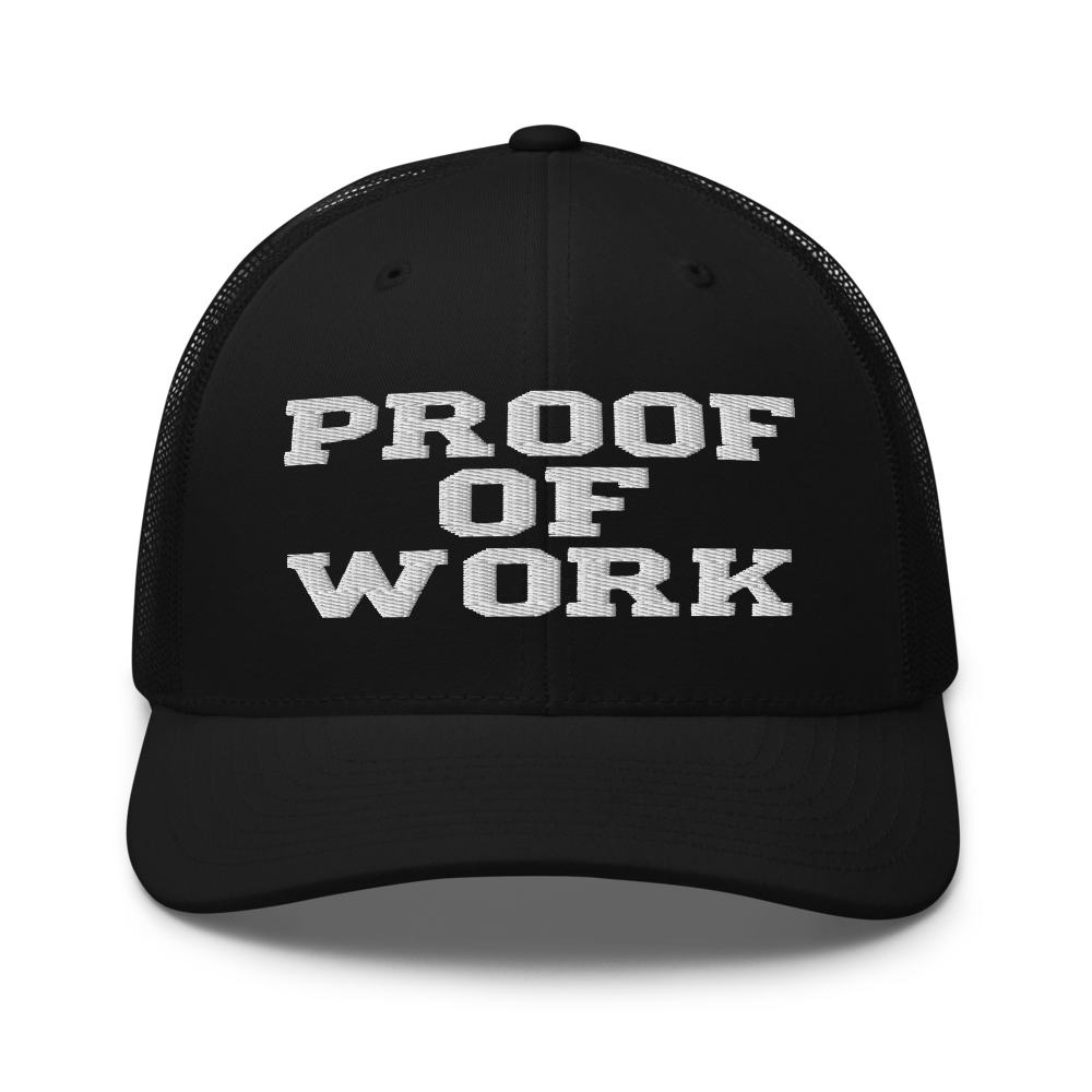 Proof of Work - Retro Trucker Hat