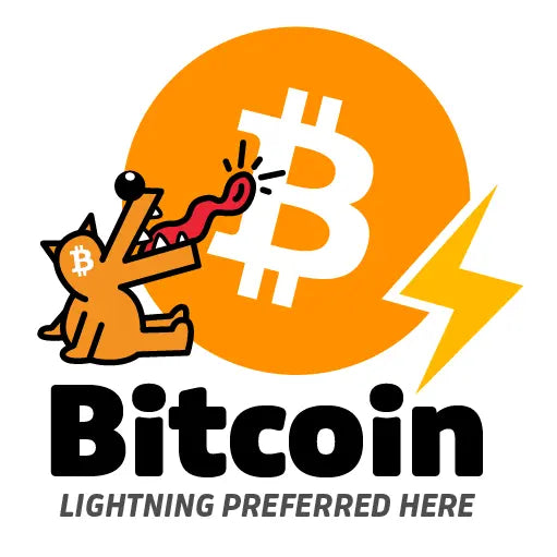 Bitcoin Lightning Preferred Here - Dog Edition - Square - Free Digital Download Store of Value