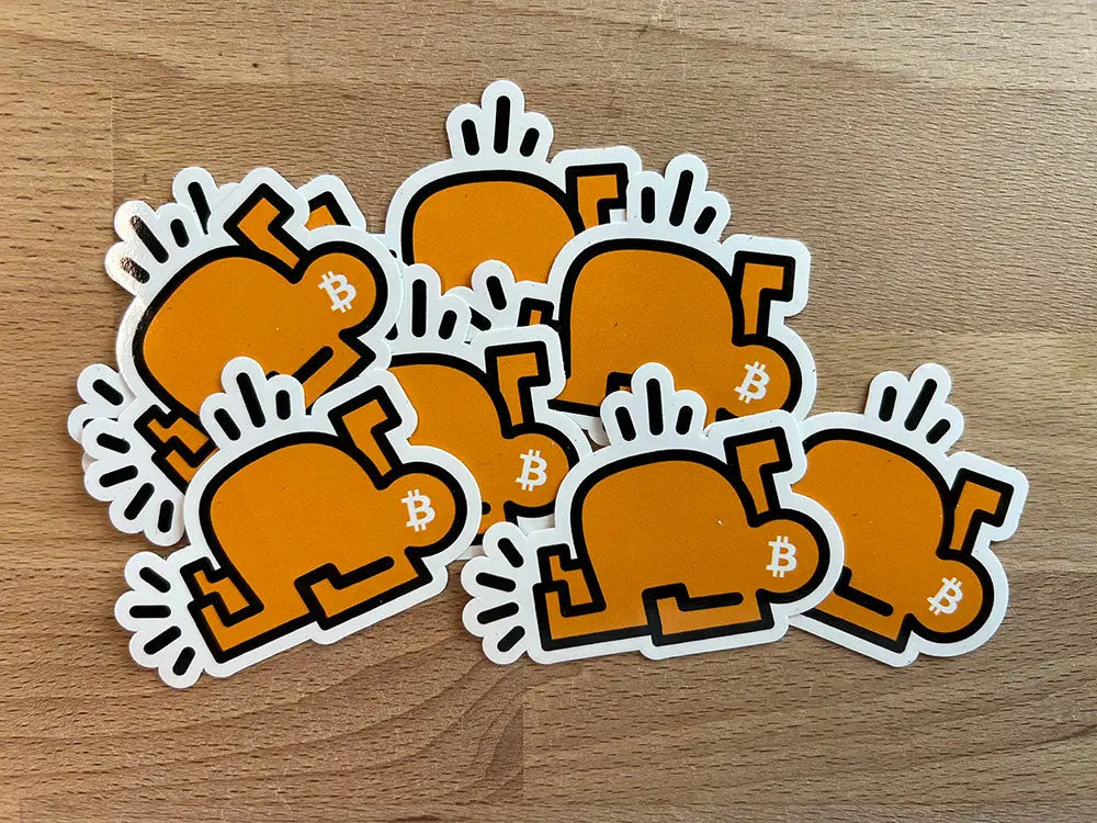 BitPopArt - BitPOP Sticker - Bitcoin Sticker Store of Value