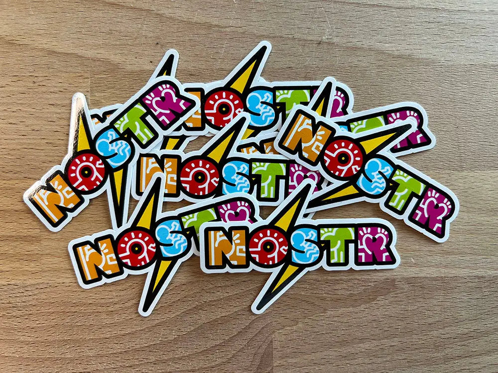 BitPopArt - NOSTR Sticker - Bitcoin Zap Sticker