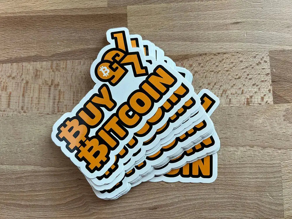 BitPopArt - Buy Bitcoin Sticker - Bitcoin Sticker