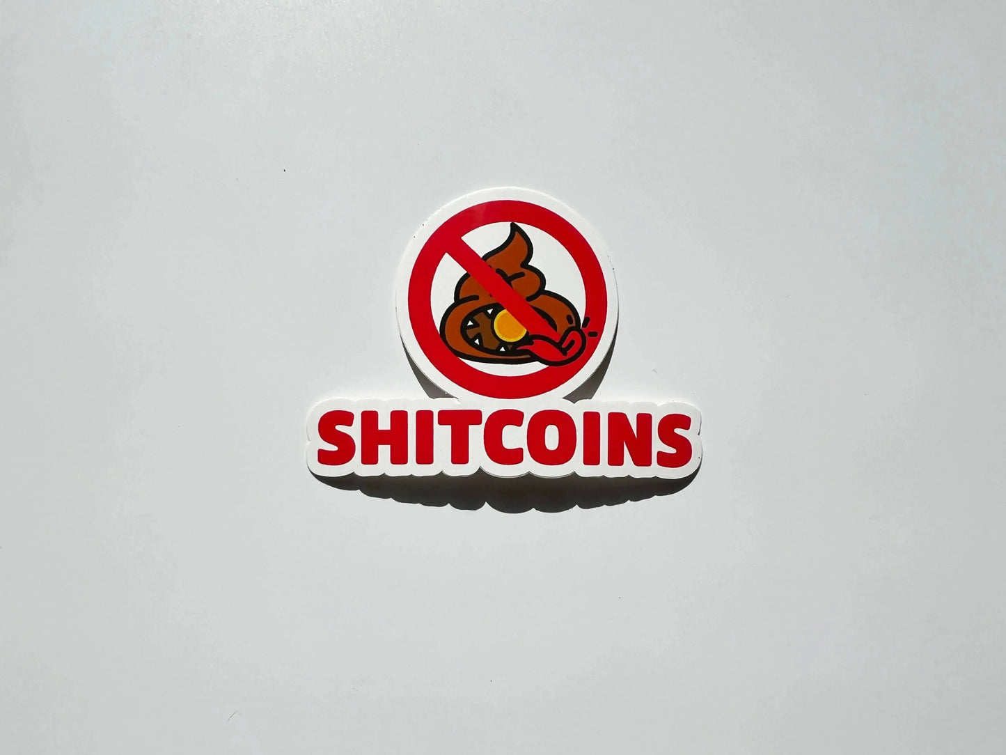 BitPopArt - Shitcoins Sticker - Bitcoin Sticker