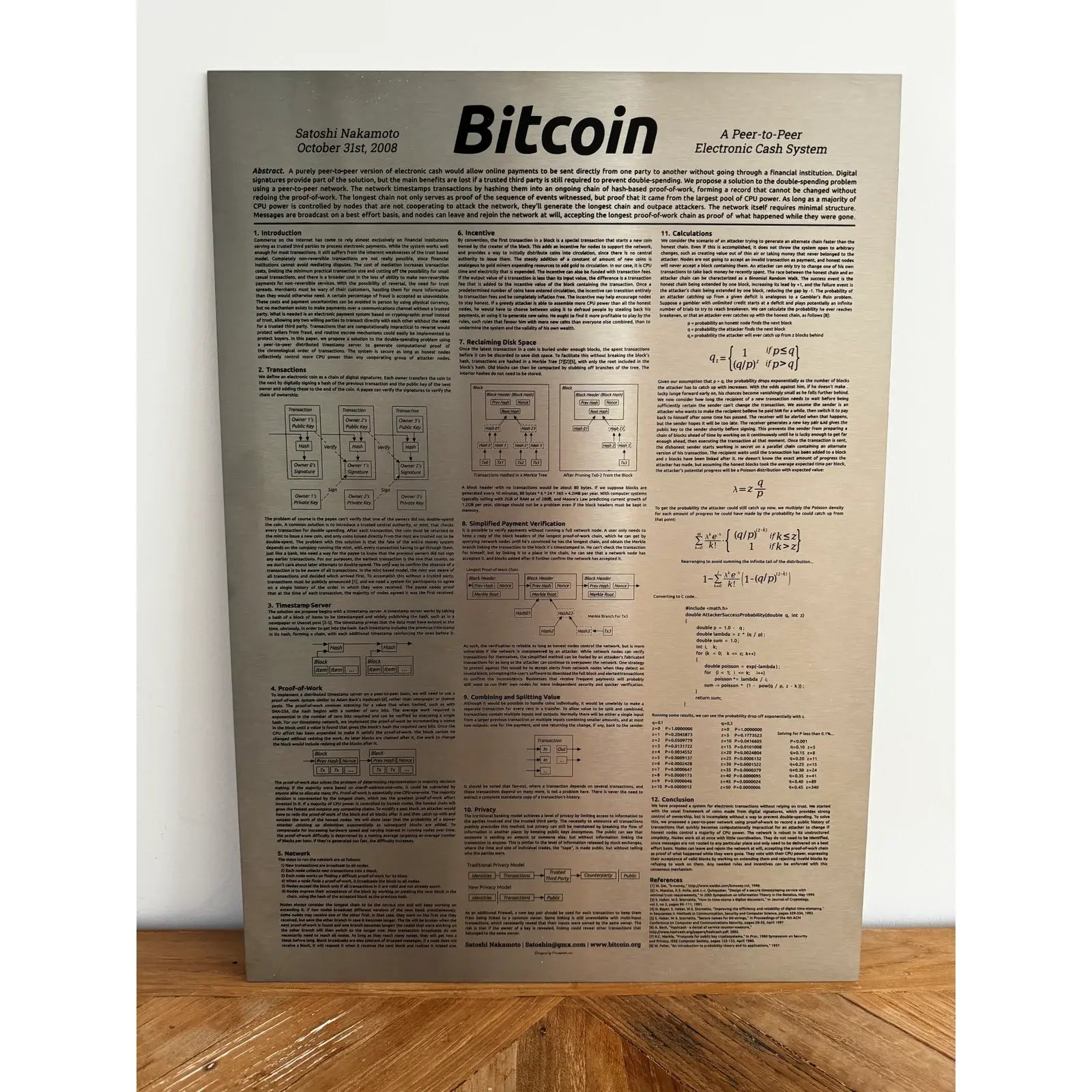 Steel Bitcoin Whitepaper Store of Value