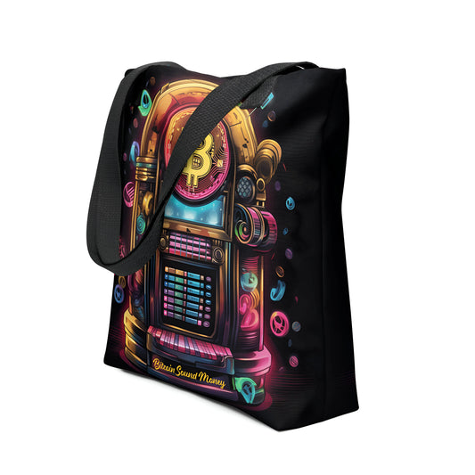 Bitcoin Juke Box Sound Money Tote Bag