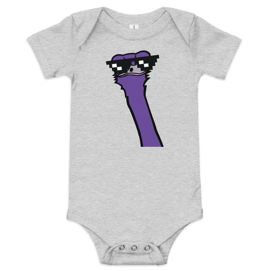 Cool Ostrich - Baby Bitcoin Bodysuit Store of Value