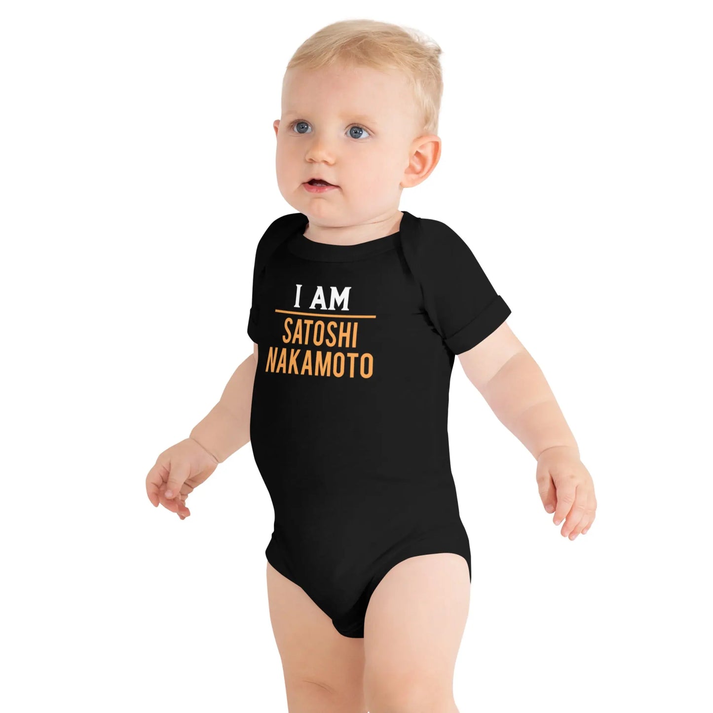 I AM Satoshi Nakamoto - Baby Bitcoin Body Suit - Store of Value