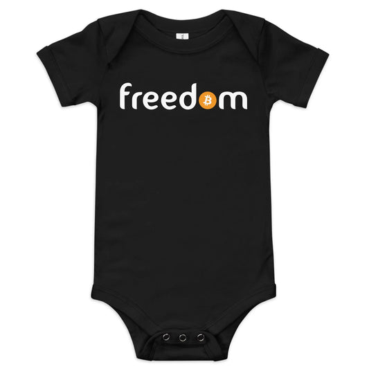 Freedom - Baby Bitcoin Body Suit Store of Value