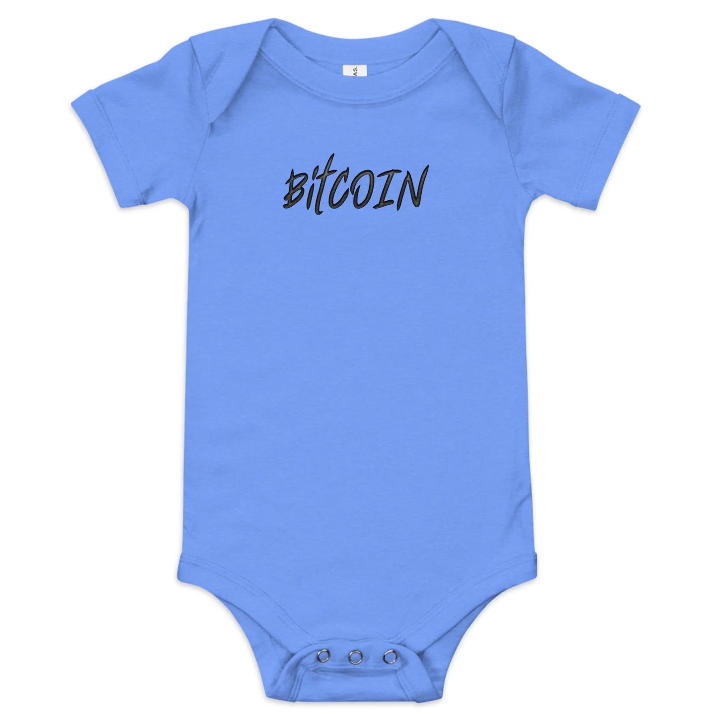 Fearless Bitcoin - Baby Bitcoin Body Suit Blue Color