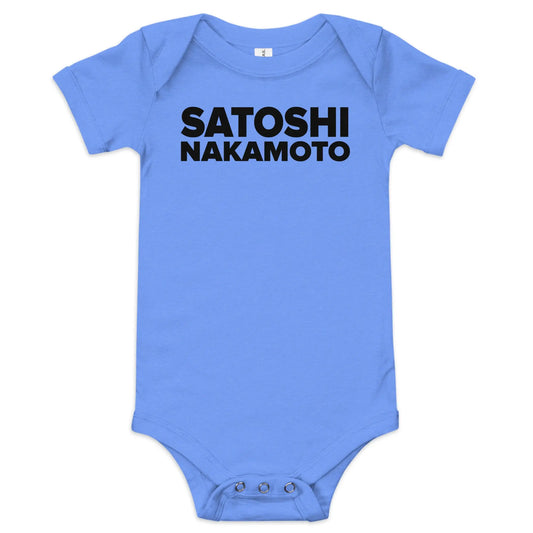 Satoshi Nakamoto - Baby Bitcoin Body Suit Store of Value