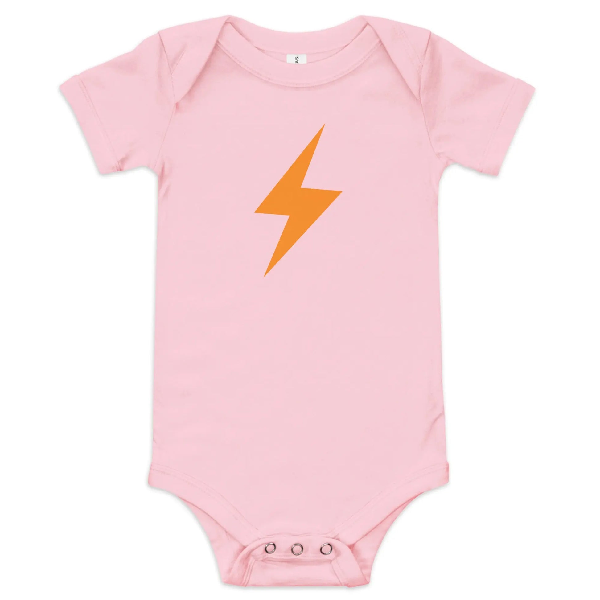 Lightning Symbol - Baby Bitcoin Body Suit Store of Value