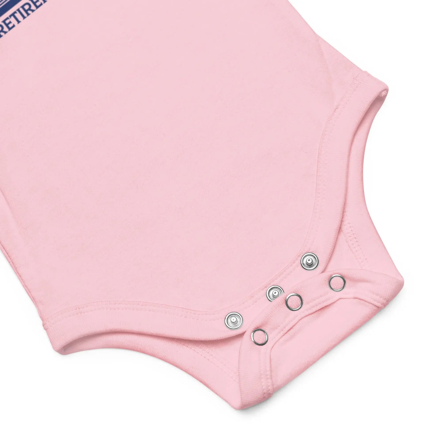 Retirement Plan - Baby Bitcoin Body Suit - One Piece with Short Sleeve Pink