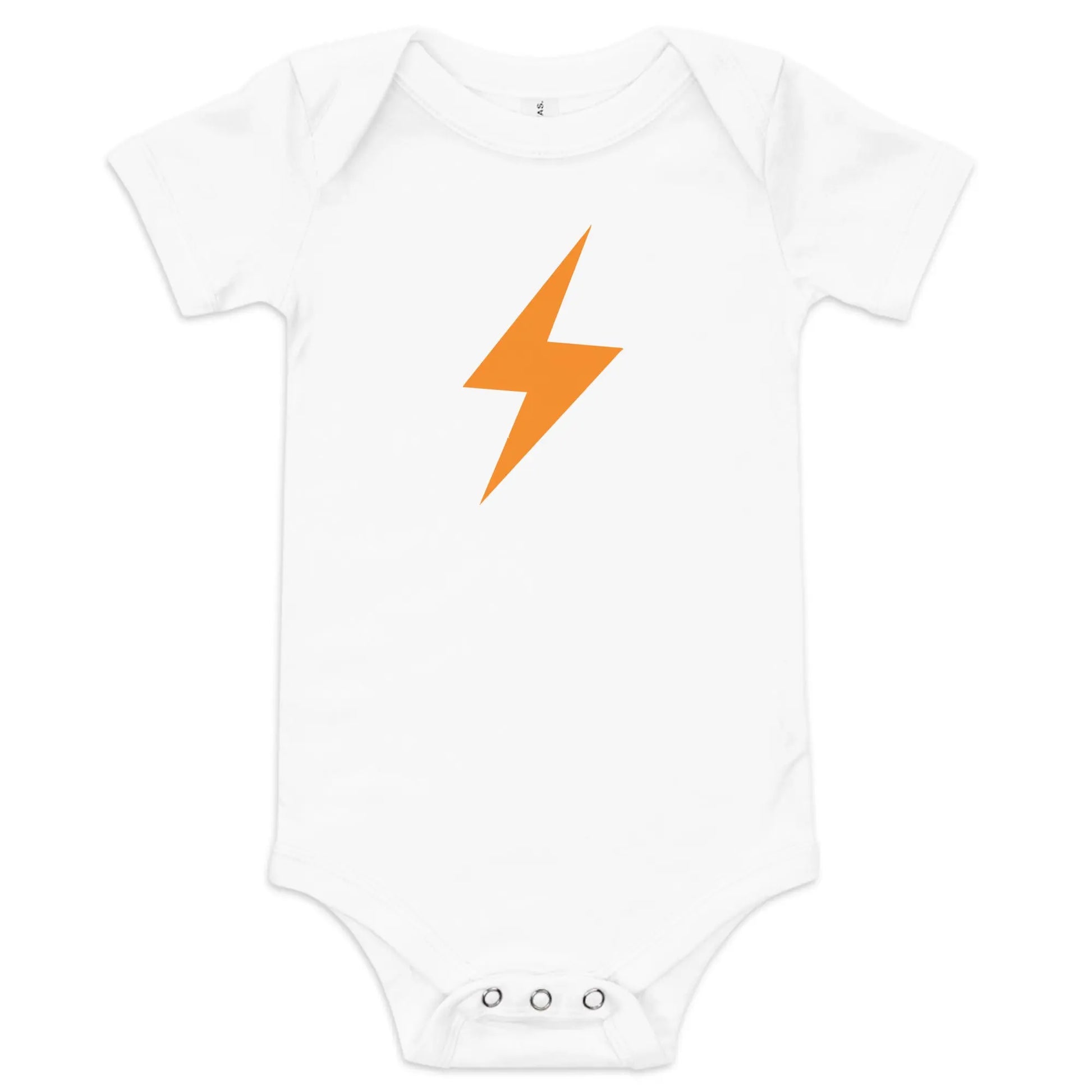 Lightning Symbol - Baby Bitcoin Body Suit Store of Value