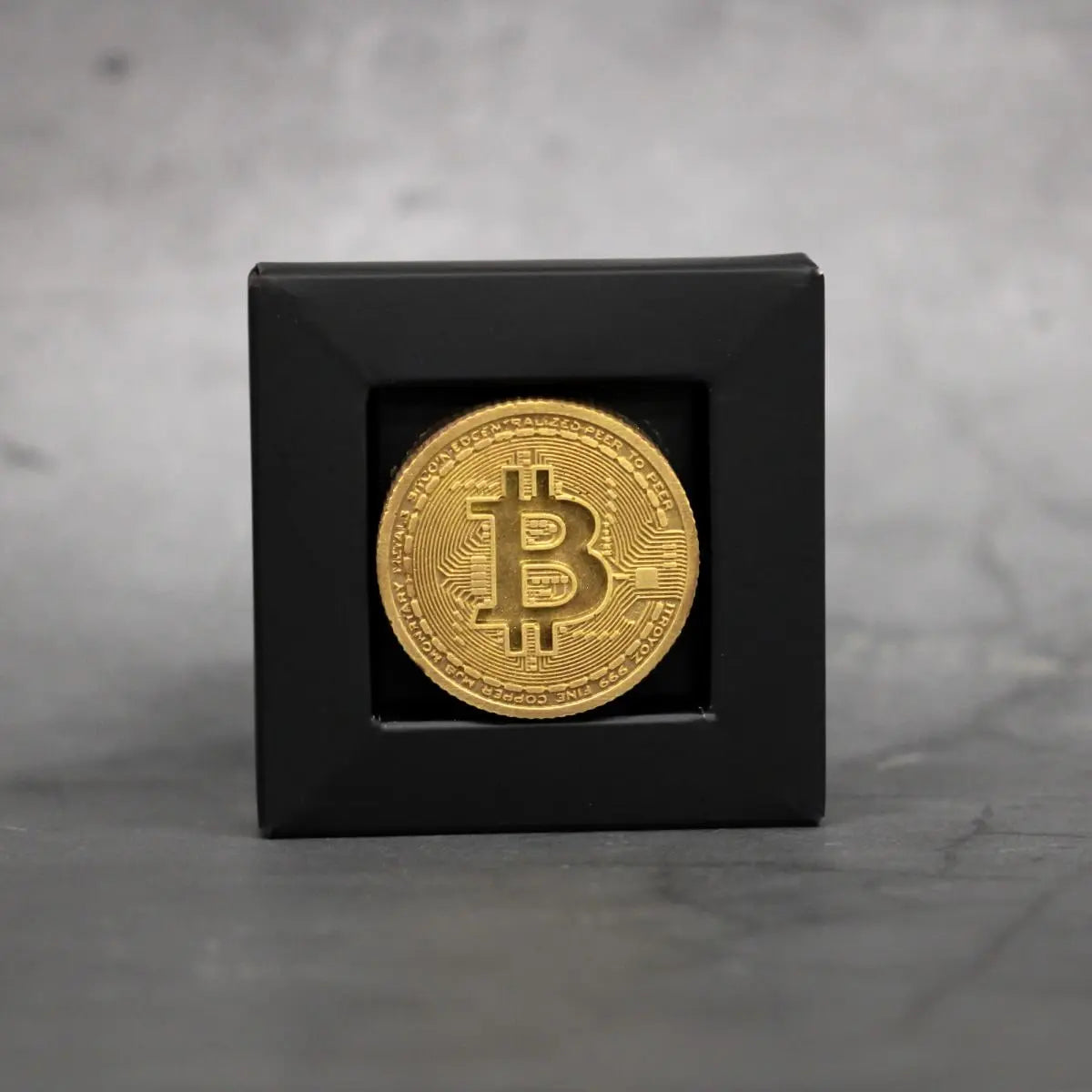 Bitcoin Chocolate Coin - Gold Finish - Finest Belgian Chocolate Store of Value