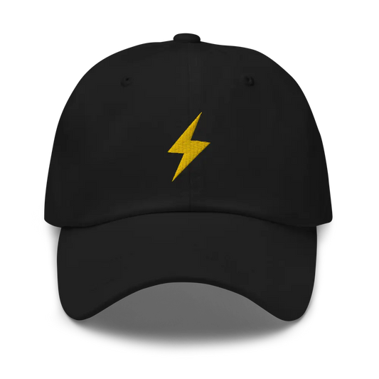 Lightning Symbol - Gold Embroidered - Classic Bitcoin Hat Store of Value