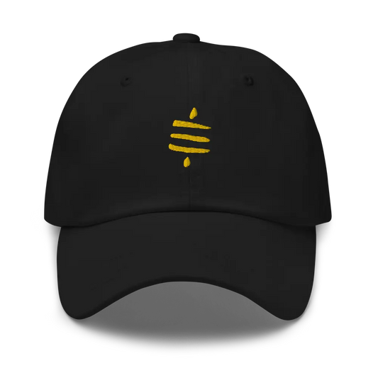 SATS Symbol - Gold Embroidered - Classic Bitcoin Hat Store of Value