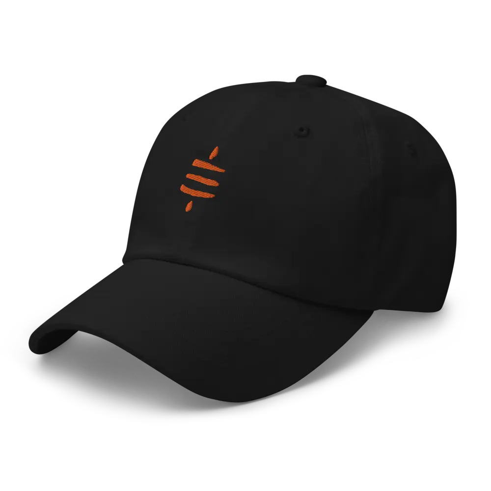 SATS Symbol - Orange Embroidered - Classic Bitcoin Hat Store of Value