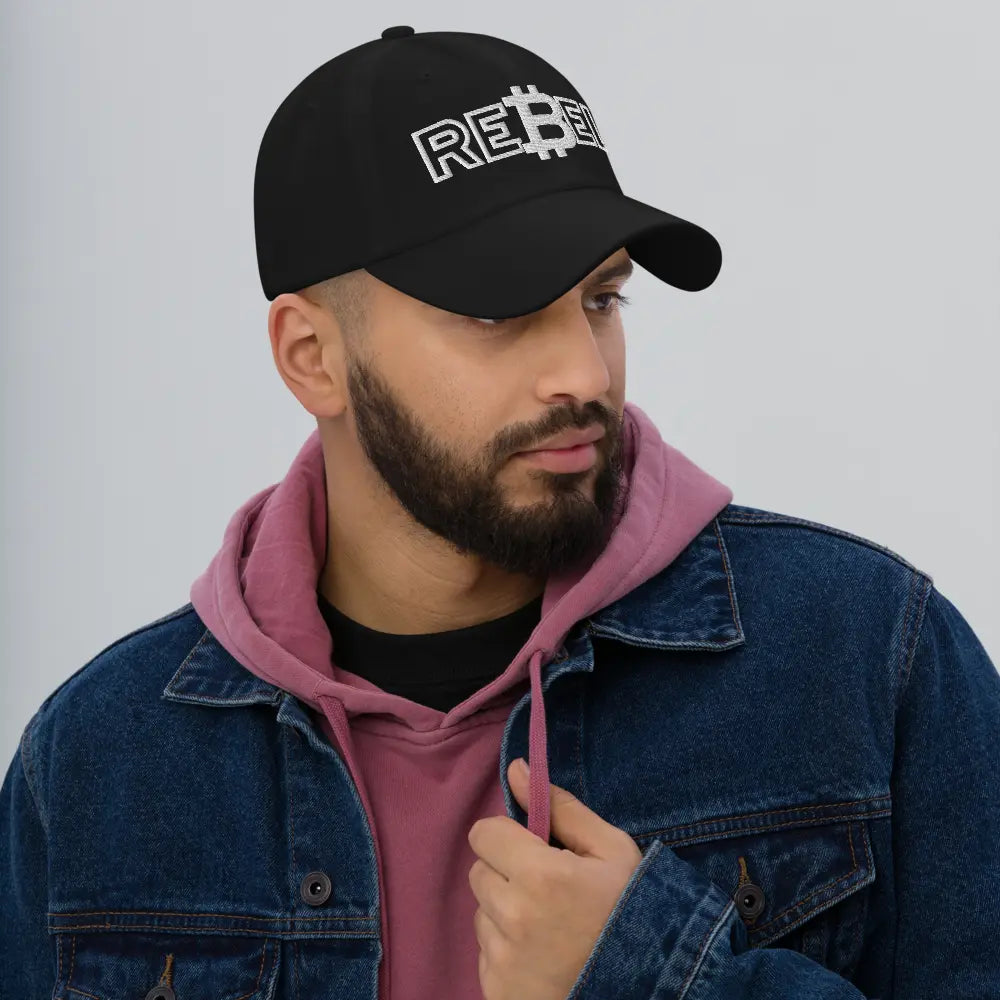 Rebel - Classic Hat - White Embroidery Store of Value