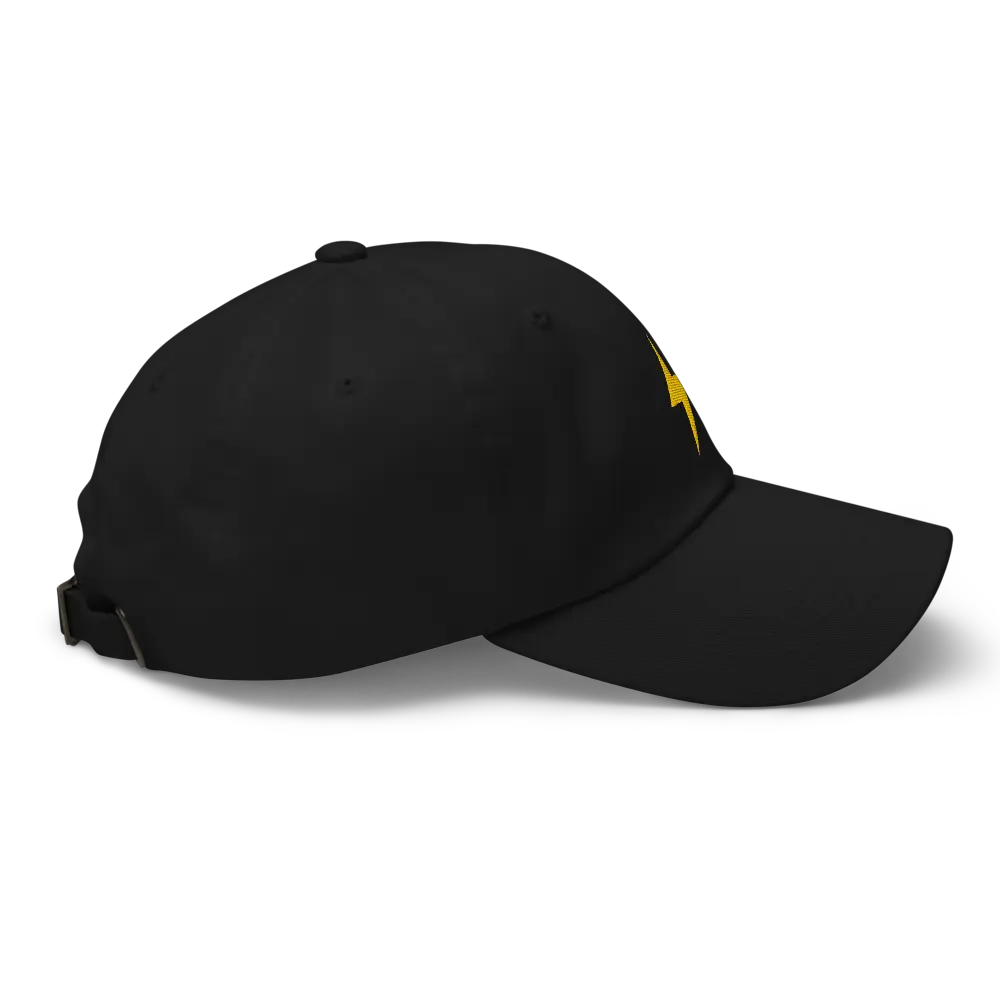 Lightning Symbol - Gold Embroidered - Classic Bitcoin Hat Store of Value