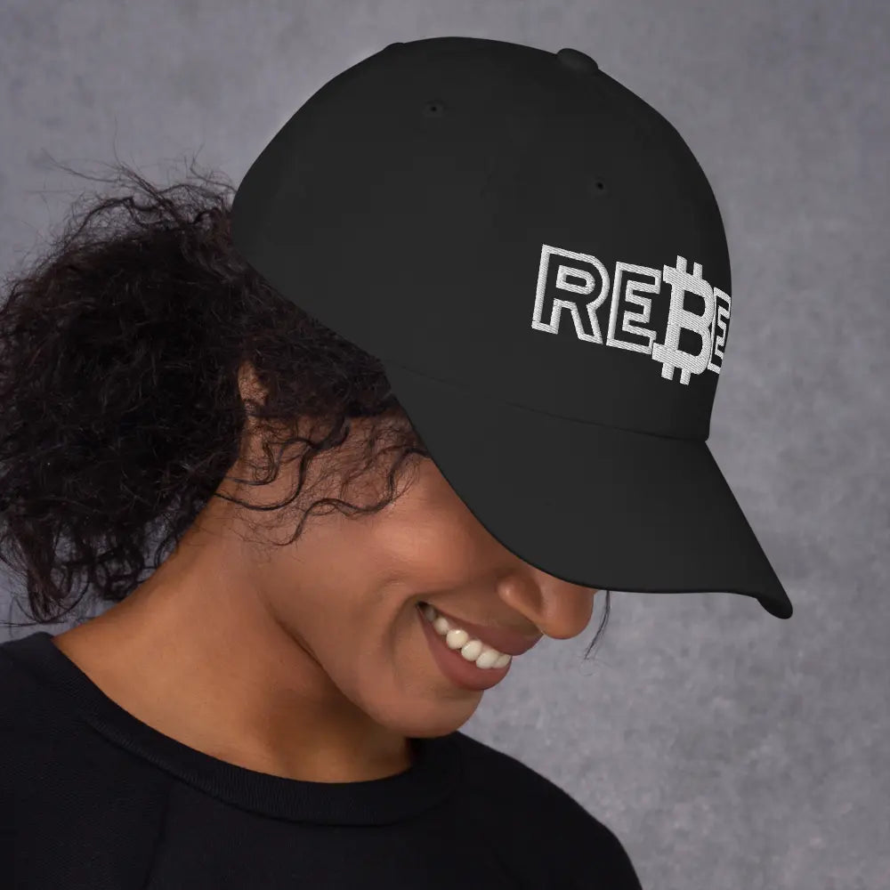 Rebel - Classic Hat - White Embroidery Store of Value