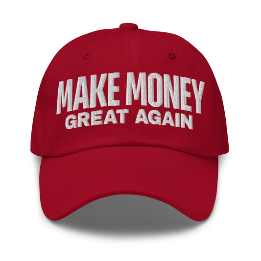 Make Money Great Again - Classic Bitcoin Hat - White Embroidery Store of Value