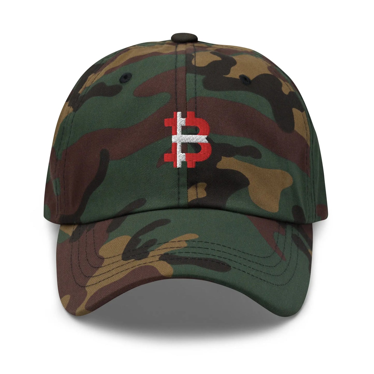 Danish Bitcoin Flag - Enogtyve.org - Classic Bitcoin Hat - Embroidery Store of Value