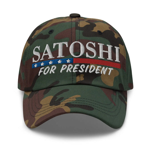 Satoshi For President - Classic Hat - Embroidery Store of Value