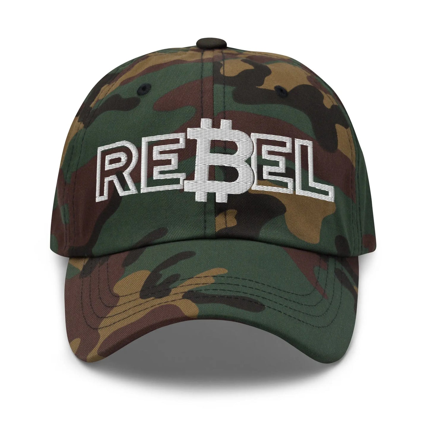 Rebel - Classic Hat - White Embroidery Store of Value