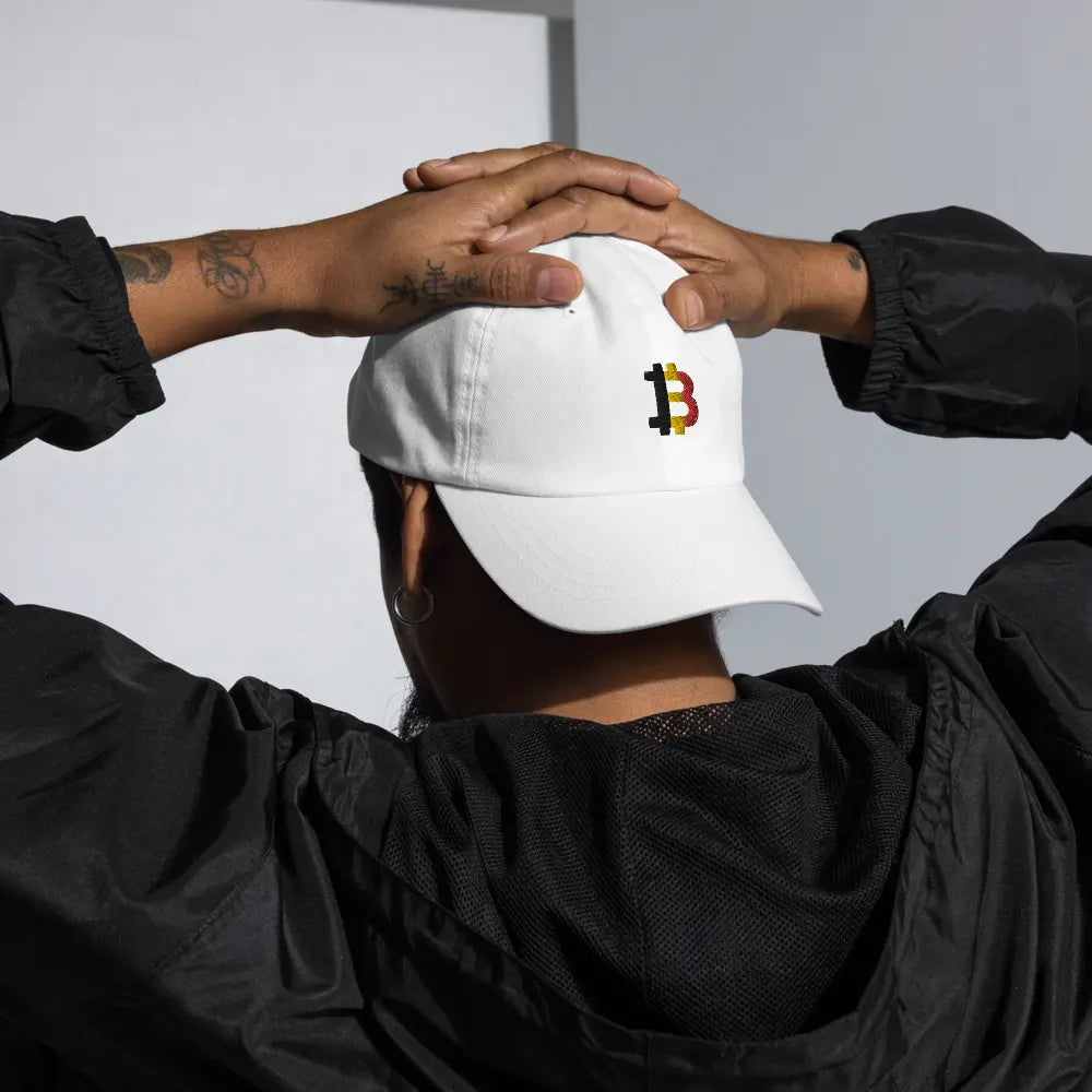 Belgium Bitcoin Flag - Classic Bitcoin Hat - Embroidery Store of Value