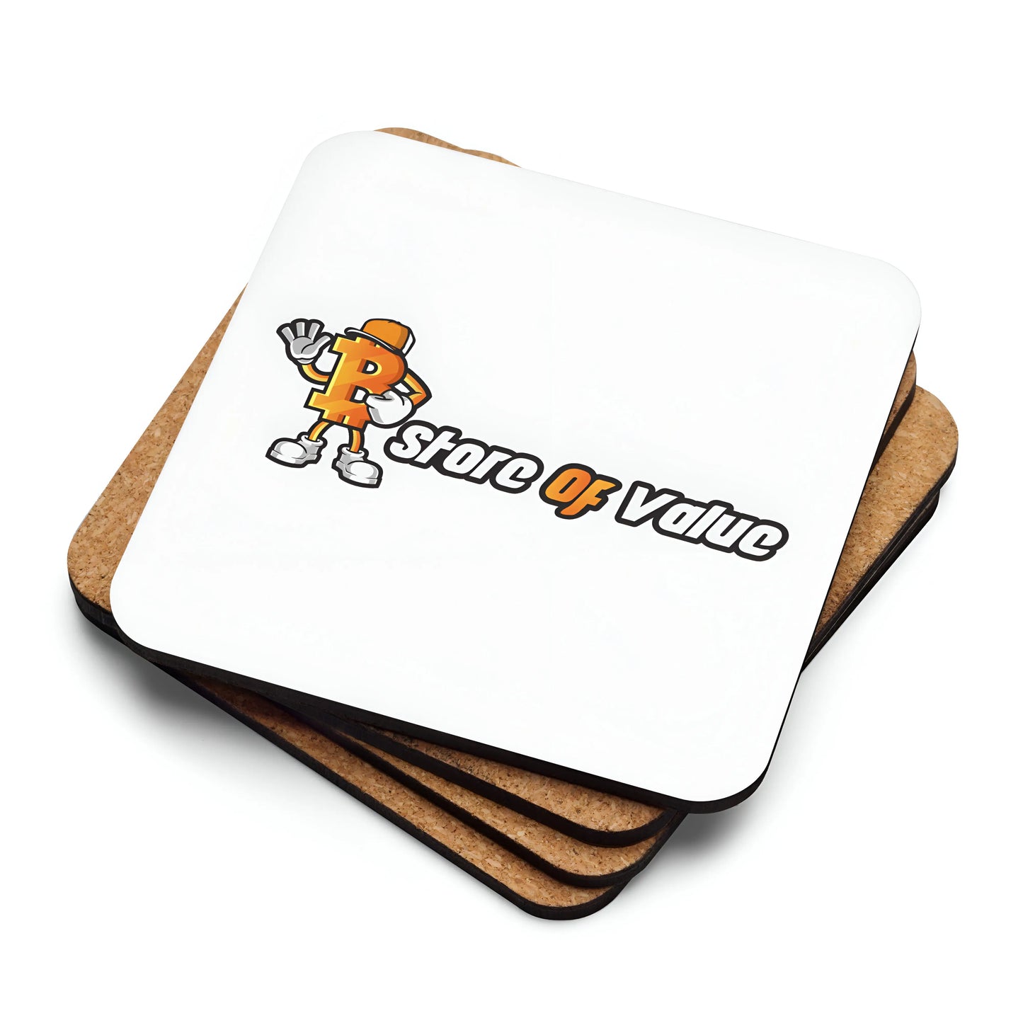 Store of Value Bitcoin Cork-back coaster