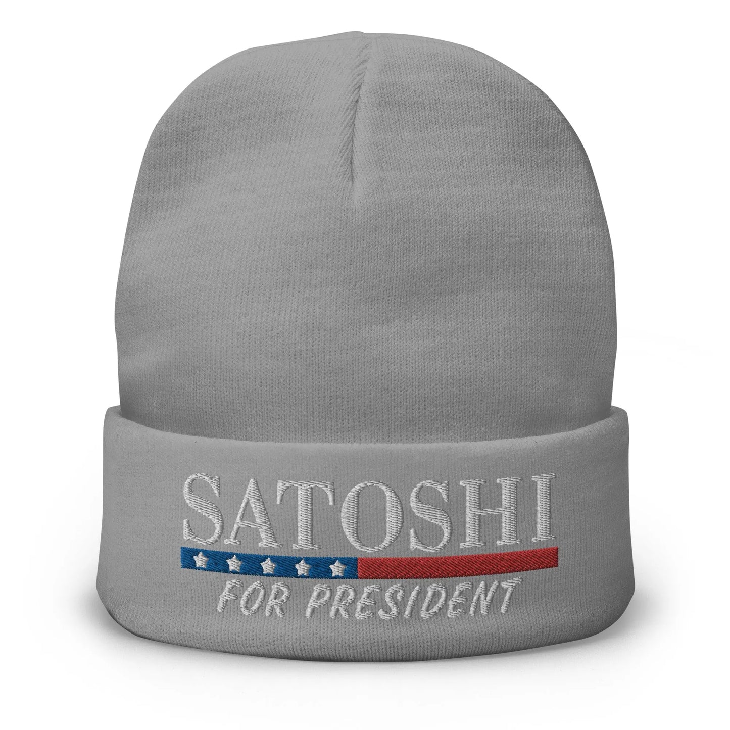 Satoshi For President - Beanie - Embroidery Store of Value