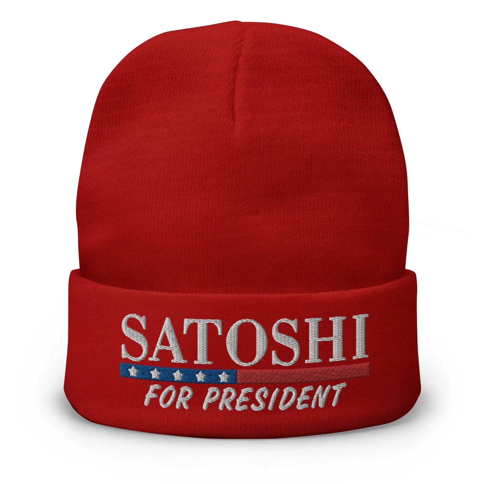 Satoshi For President - Beanie - Embroidery Store of Value