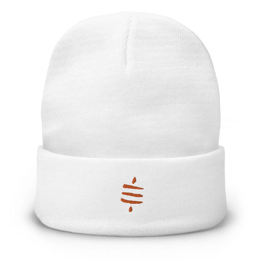 Beanie - SATS Symbol - Orange Embroidered Store of Value