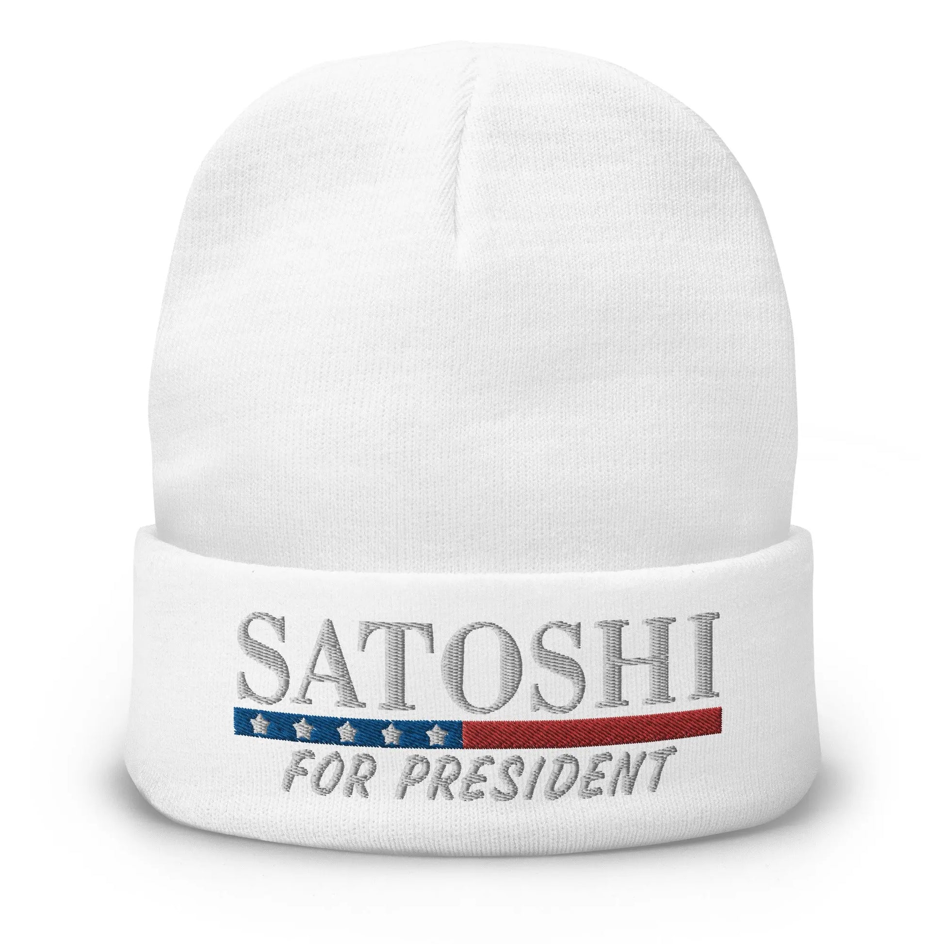 Satoshi For President - Beanie - Embroidery Store of Value