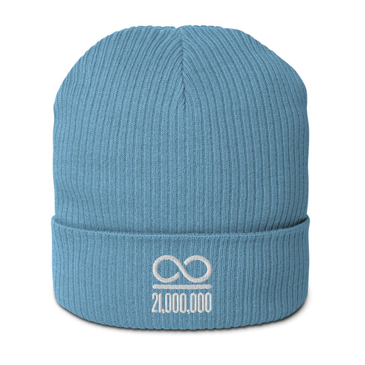 INFINITY - Ribbed Beanie - Organic Cotton - Embroidery Store of Value