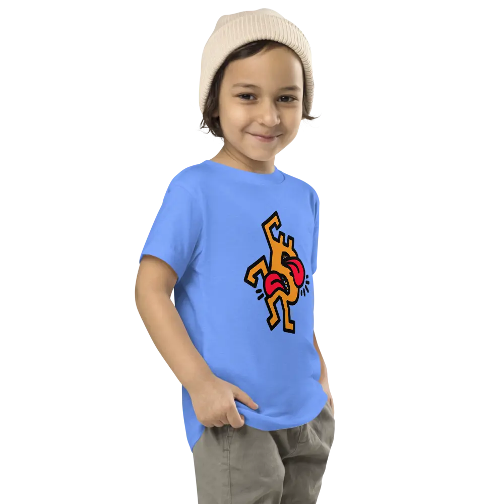 B - Crazy - Toddler T-shirt - By BitPopArt Store of Value