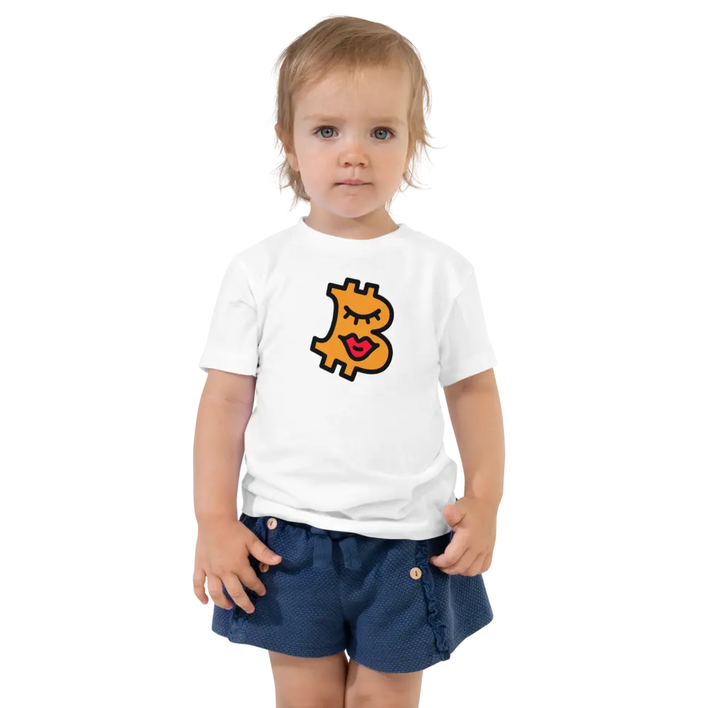 B - Beautiful - Toddler T-shirt - By BitPopArt Store of Value