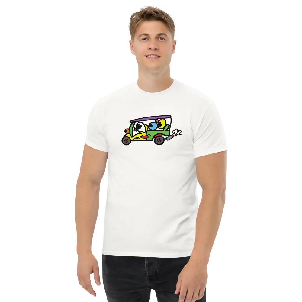 Tuk Tuk T-shirt - By BitPopArt - Classic Cotton Tee - Unisex Store of Value