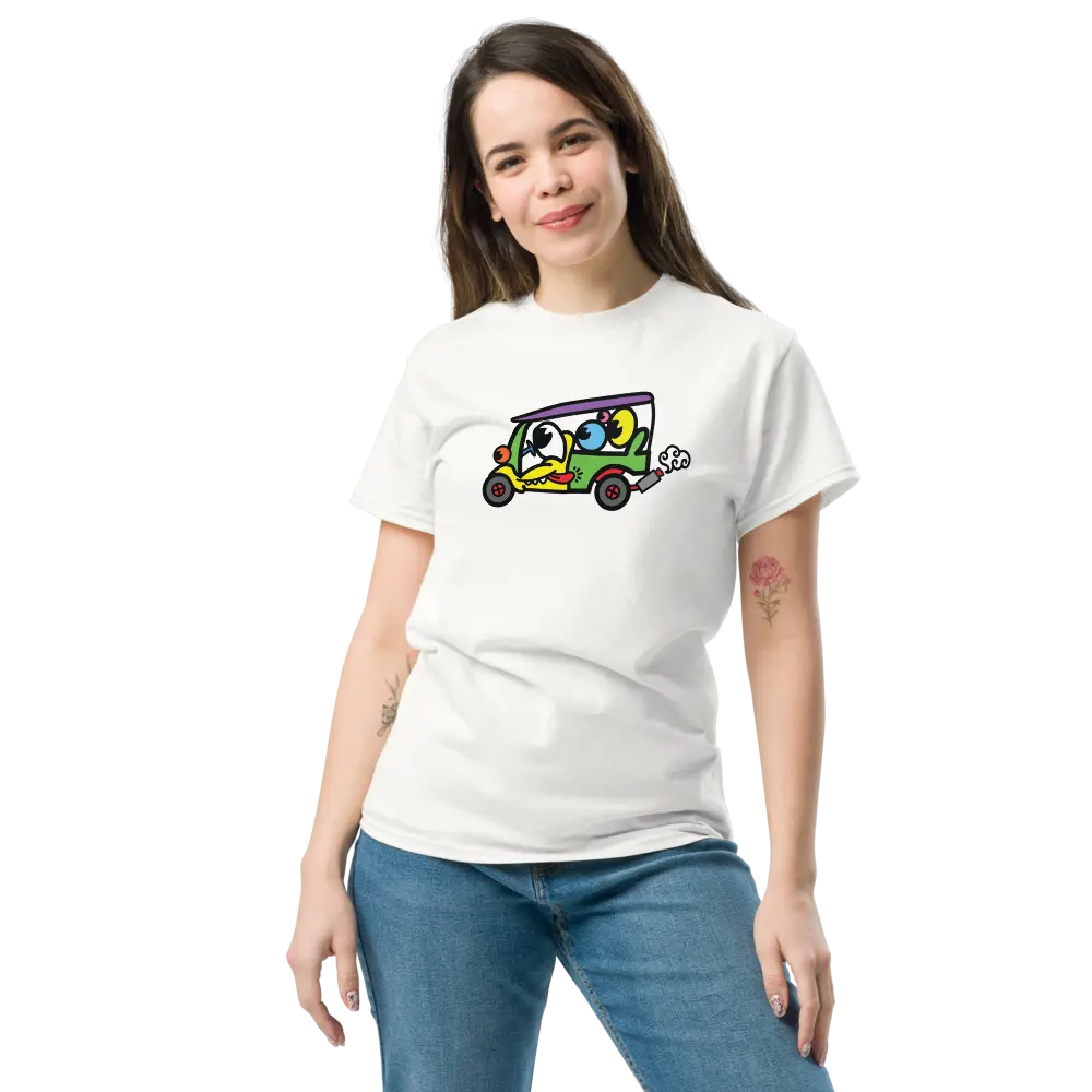 Tuk Tuk T-shirt - By BitPopArt - Classic Cotton Tee - Unisex Store of Value