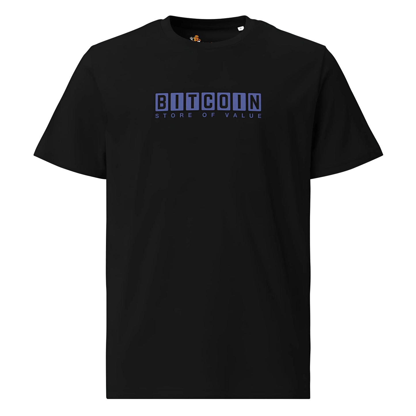 Bitcoin - Store of Value - Premium Unisex Organic Cotton Bitcoin T-shirt Black