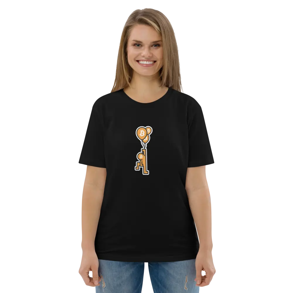 BitPop Balloon T-shirt - BitPopArt - Premium Organic Cotton - Unisex Store of Value