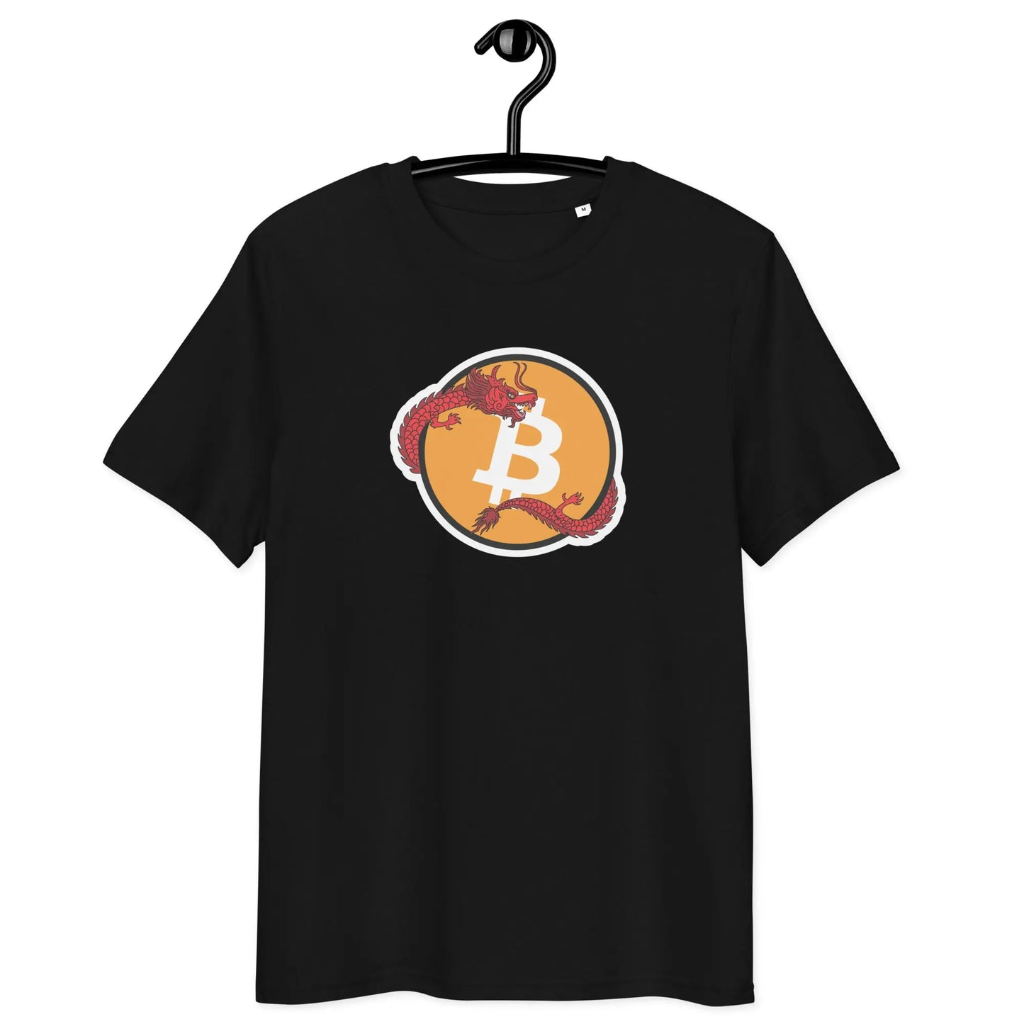 Bitcoin Red Dragon T-shirt - BitPopArt - Premium Organic Cotton - Unisex Store of Value