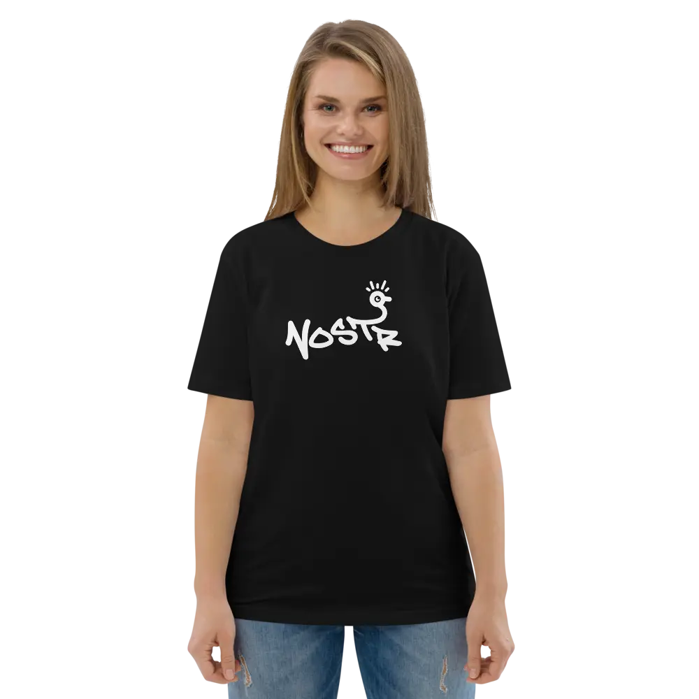 Nostr T-shirt - By BitPopArt - Premium Organic Cotton - Unisex - Black Store of Value