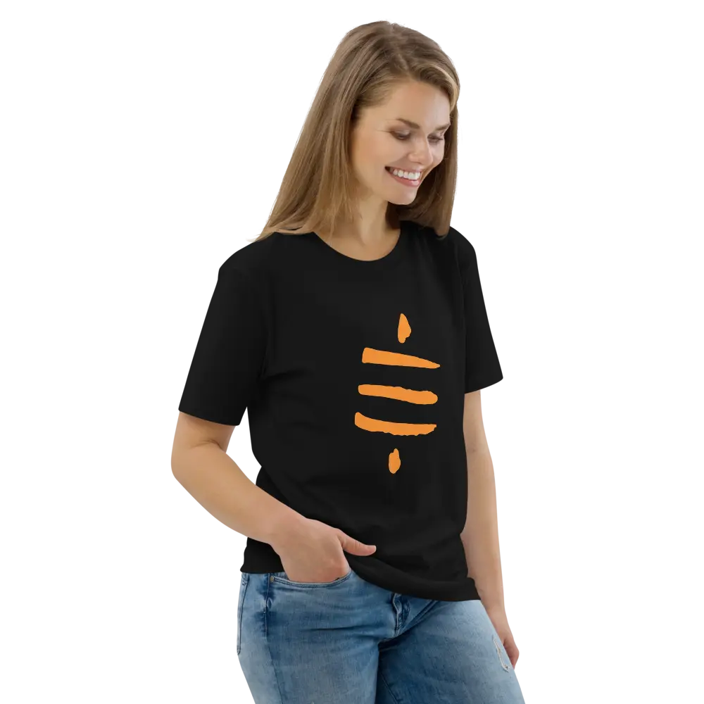 SATS Symbol - Premium Unisex Organic Cotton Bitcoin T-shirt Store of Value