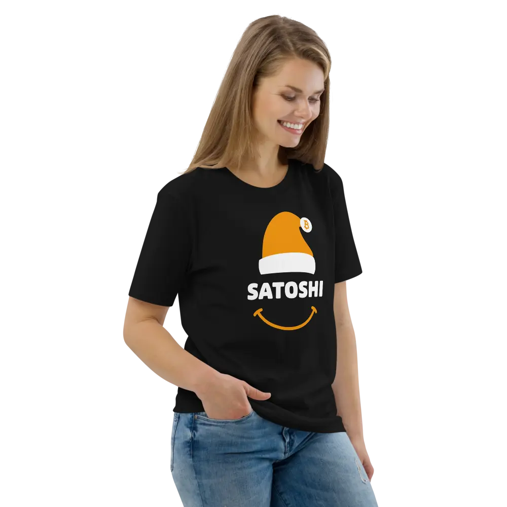 Satoshi X-Mas T-shirt - By BitPopArt - Premium Organic Cotton - Unisex Store of Value