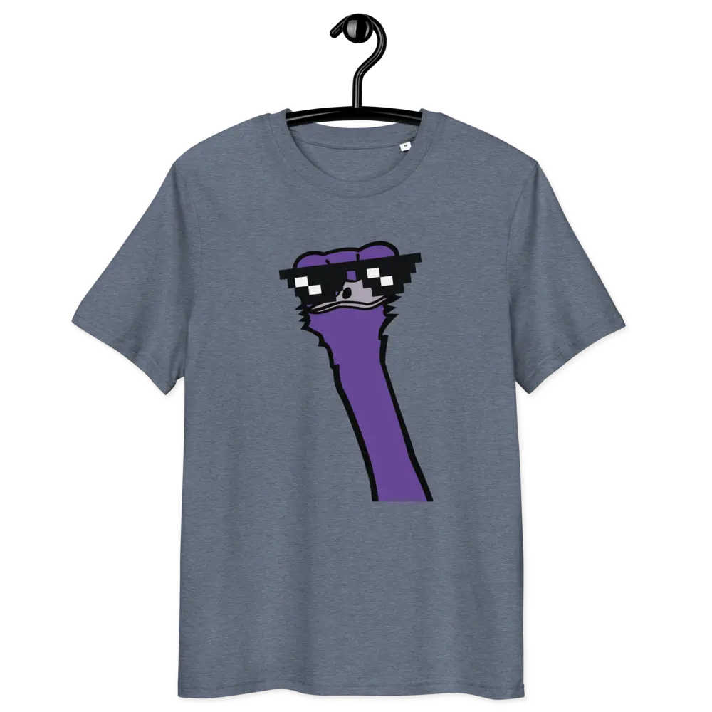 Cool Ostrich T-shirt - BitPopArt - Premium Organic Cotton - Unisex Store of Value