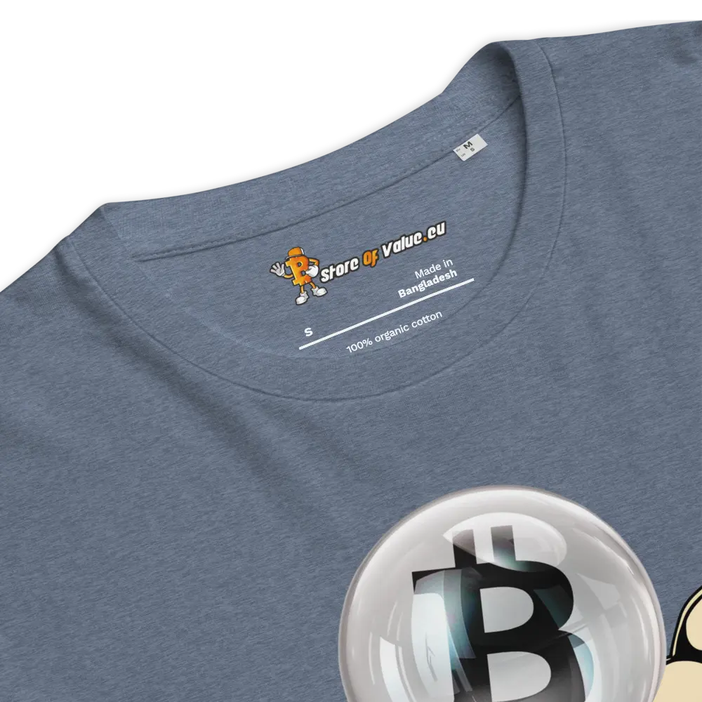 Bitcoin T-shirt - Crystal Ball - Premium Organic Cotton - Unisex Store of Value