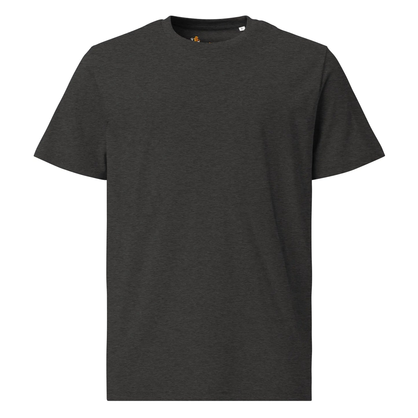 Satoshi 21 - Premium Unisex Organic Cotton Bitcoin T-shirt - Back Print Grey Color