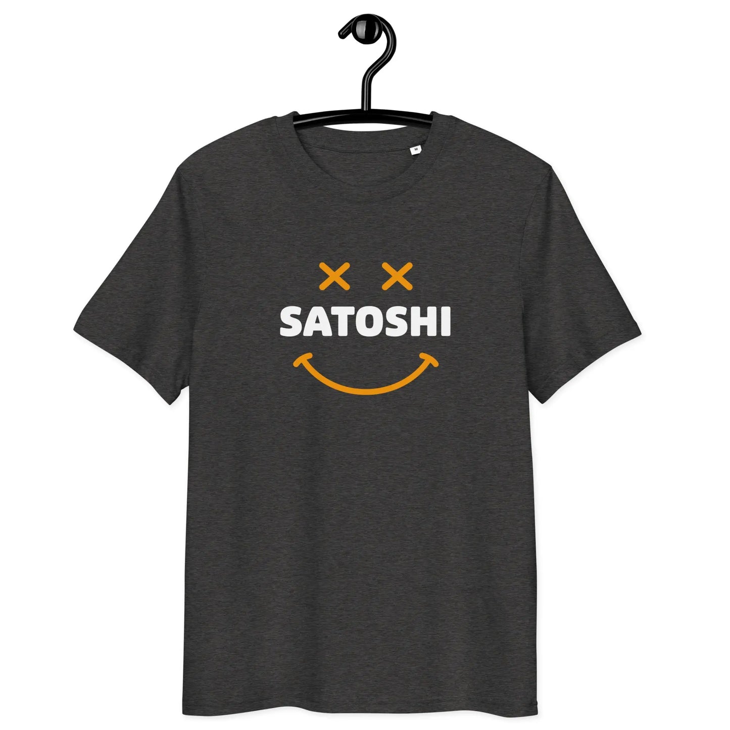 Satoshi Smiley T-shirt - BitPopArt - Premium Organic Cotton - Unisex Store of Value