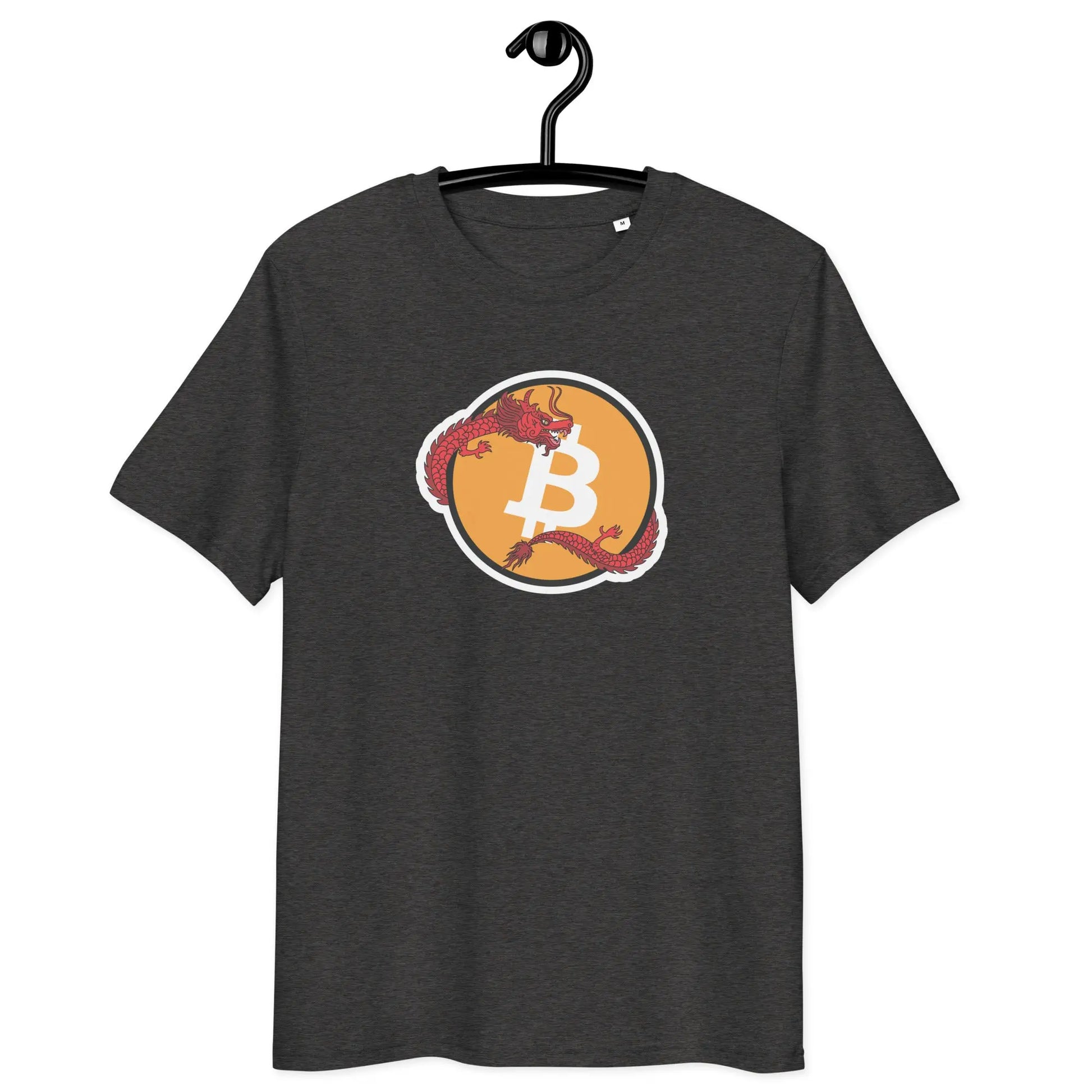 Bitcoin Red Dragon T-shirt - BitPopArt - Premium Organic Cotton - Unisex Store of Value