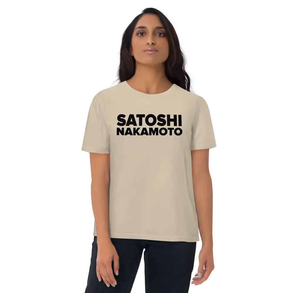 Bitcoin T-shirt - Satoshi Nakamoto - Premium Organic Cotton - Unisex Store of Value